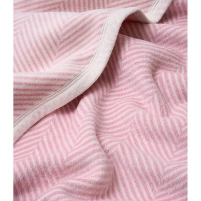 Harborview Herringbone Blush Blanket