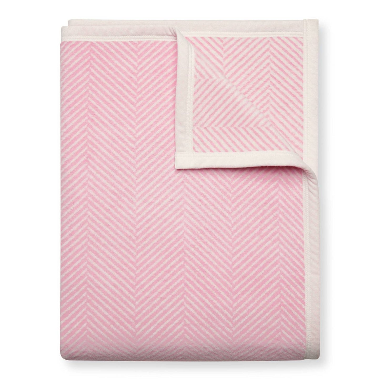 Harborview Herringbone Blush Blanket