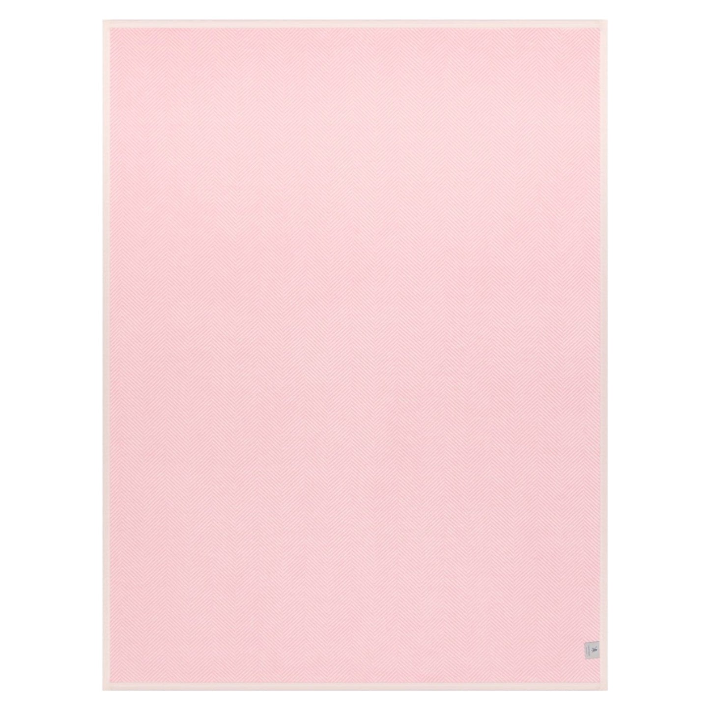 Harborview Herringbone Blush Blanket
