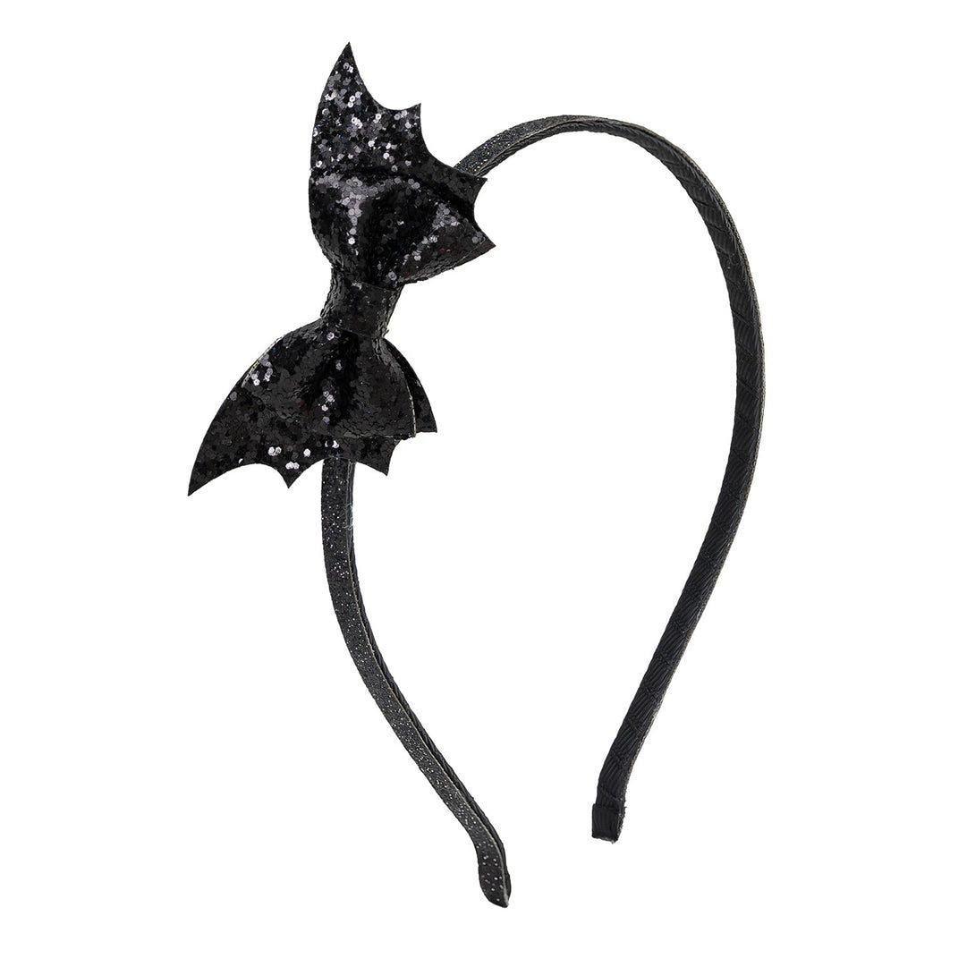 Glitter Bat Bow Hedband