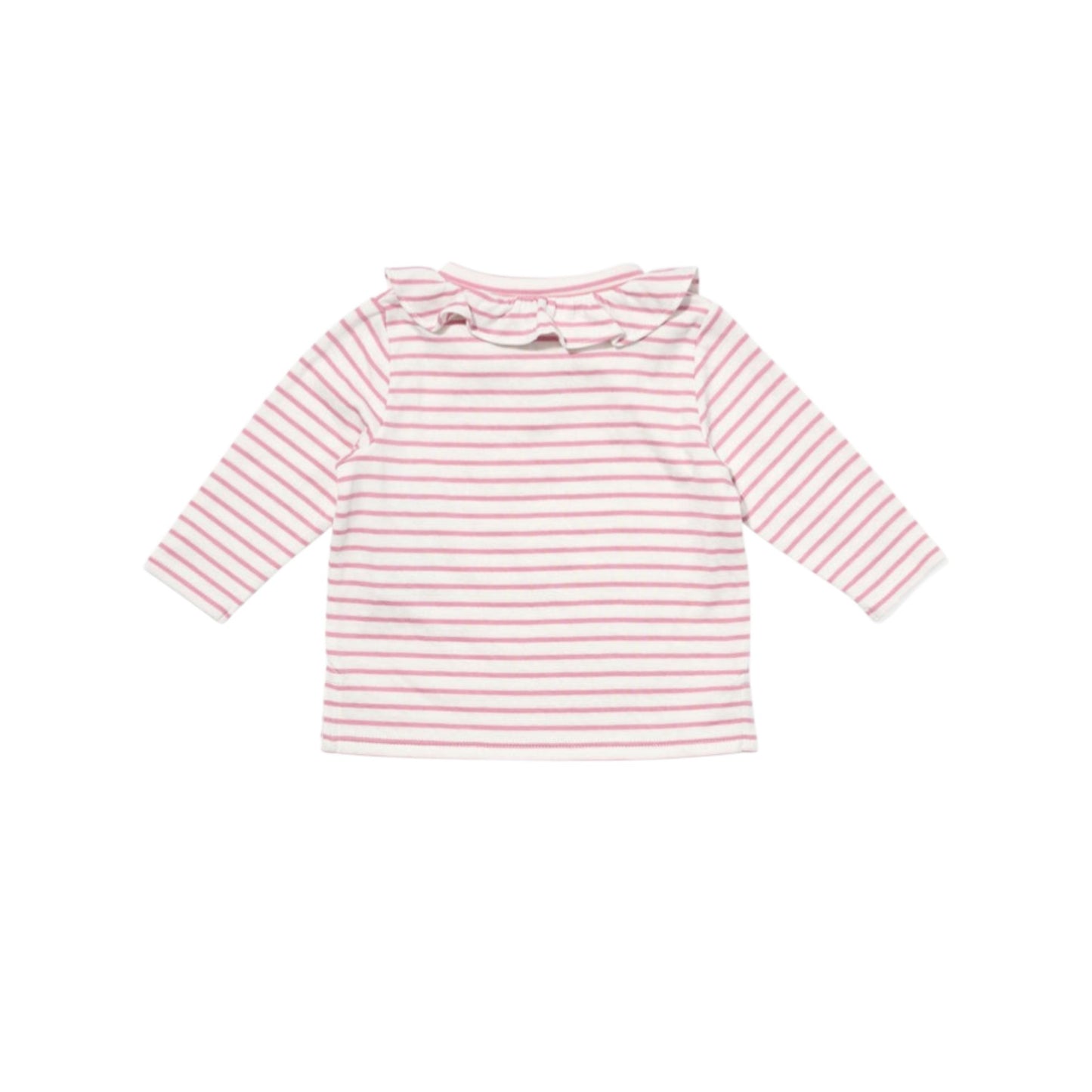 Hen T-Shirt, Rose Mini Stripe