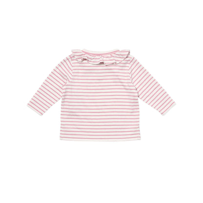 Hen T-Shirt, Rose Mini Stripe