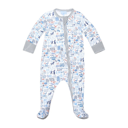Hockey Zip Baby Onesie