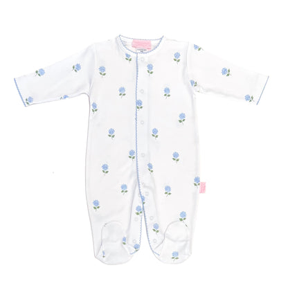 Hydrangeas in Bloom Footed Romper