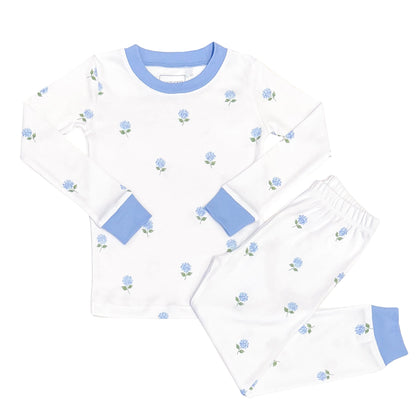 Hydrangeas in Bloom Pima Jammies 2-Piece Set
