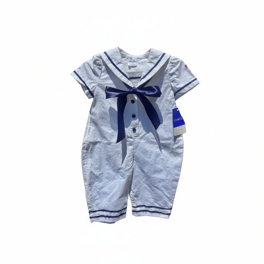 Vintage Sailor Bubble Romper New With Tags