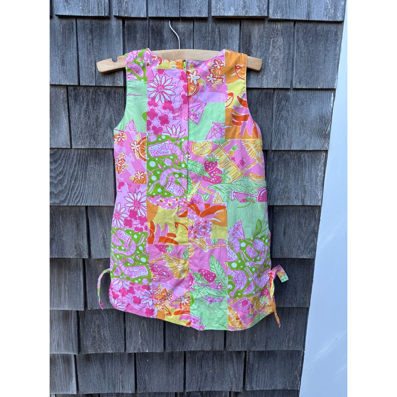 Vintage Shrimp Cocktail Party Dress
