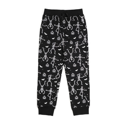 Glow in the Dark Silly Skelly Halloween Jogger