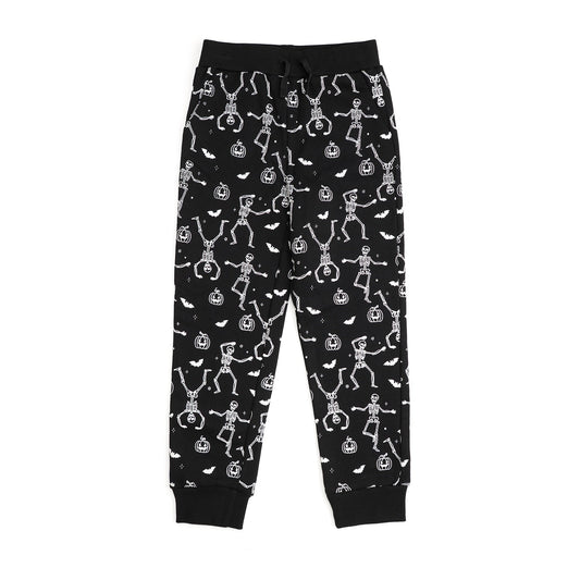 Glow in the Dark Silly Skelly Halloween Jogger