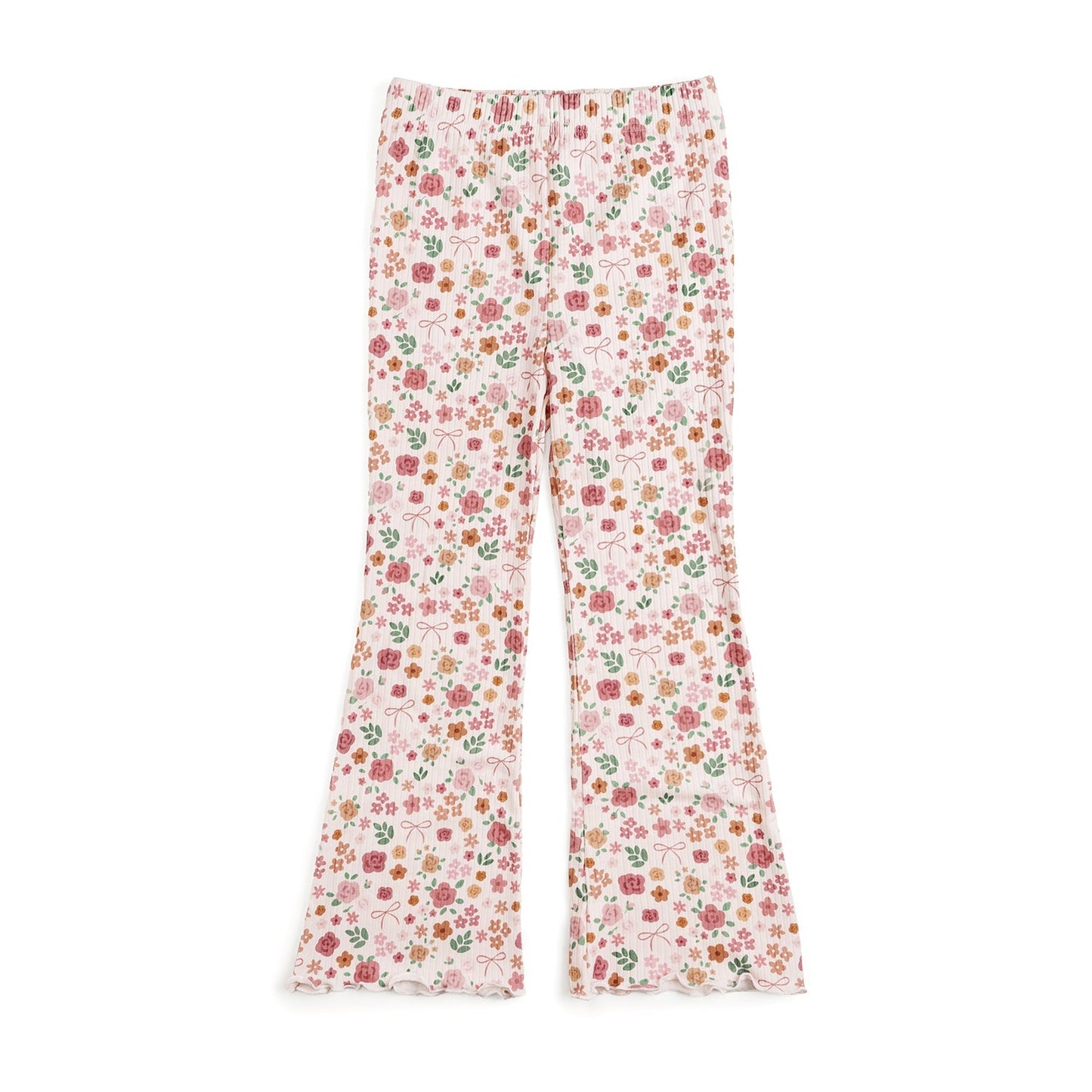 Berry Floral Flare Legging