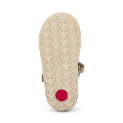 Lucia Gold Mary Jane Flats