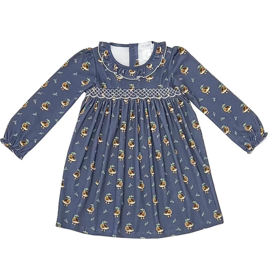 Madaket Mallards Smocked Dress