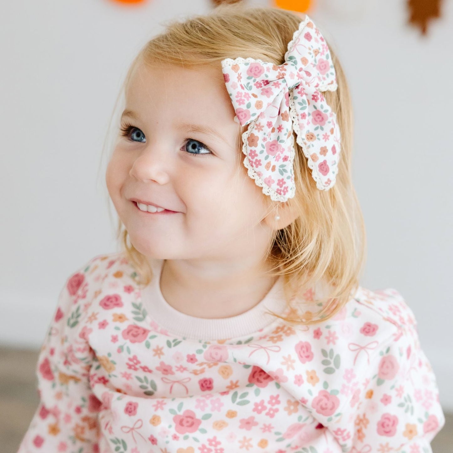 Berry Floral Clip