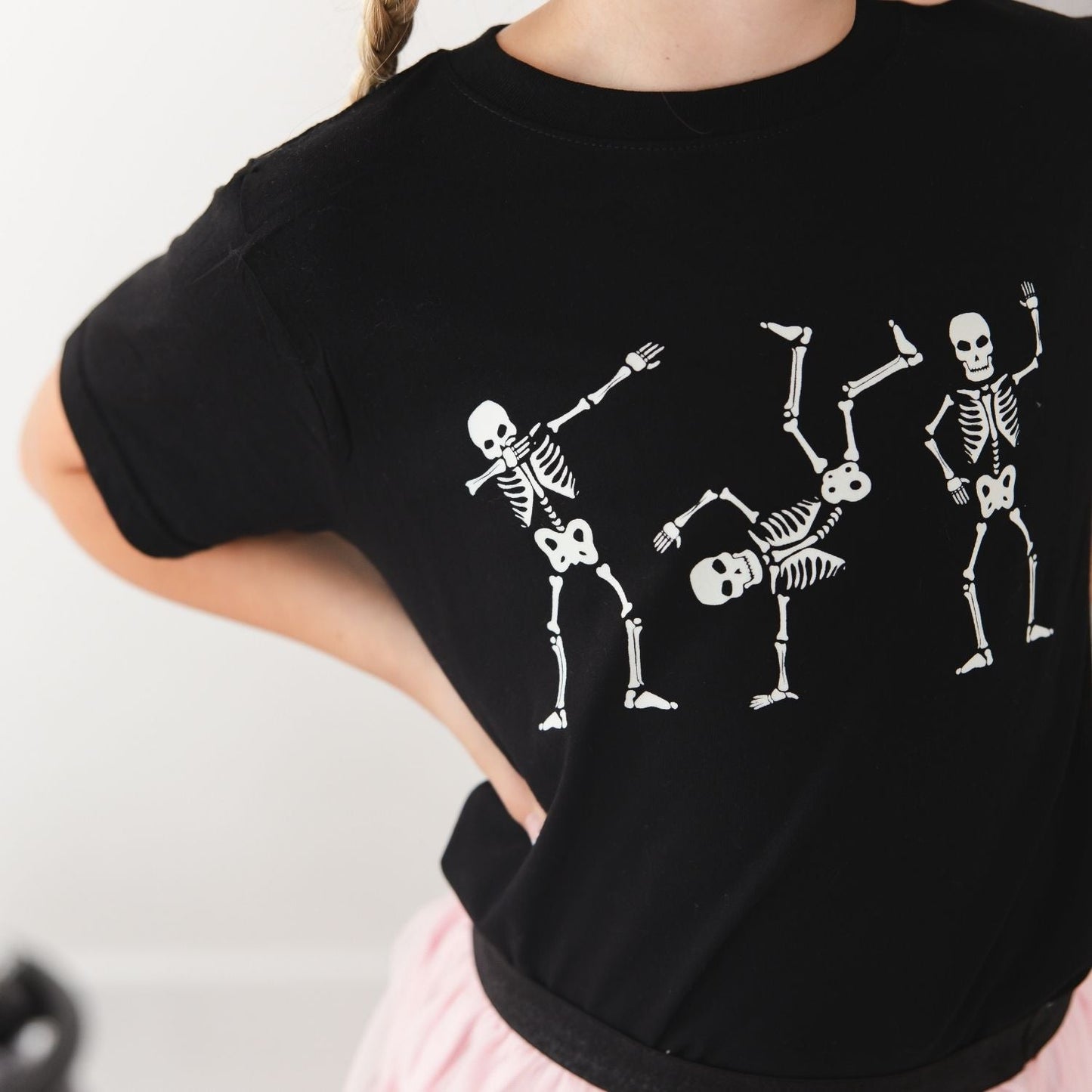 Glow in the Dark Silly Skelly Halloween T- Shirt