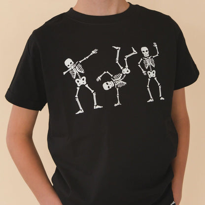 Glow in the Dark Silly Skelly Halloween T- Shirt