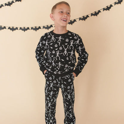 Glow in the Dark Silly Skelly Halloween Sweatshirt