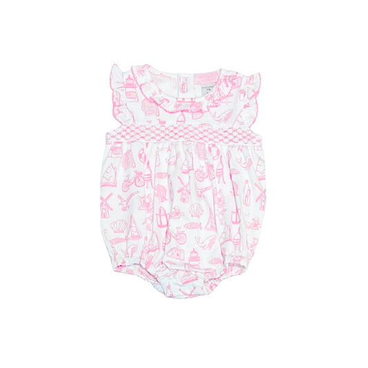 Nantucket Collection Smocked Pima Bubble