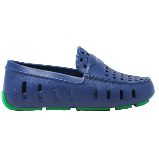 Navy/Green Floafers