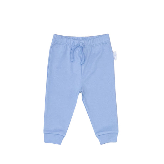 Essentials Pima Joggers-Ocean Blue