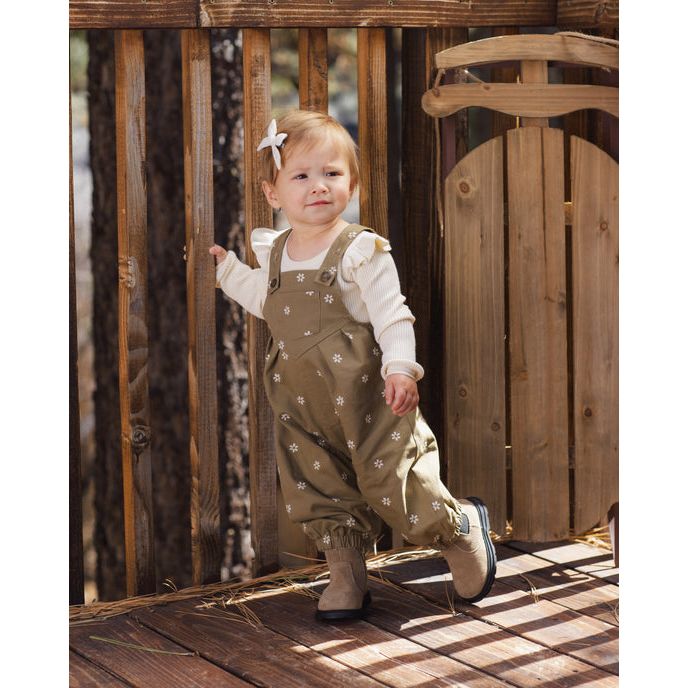 Shoulder Ruffle Bodysuit Natural