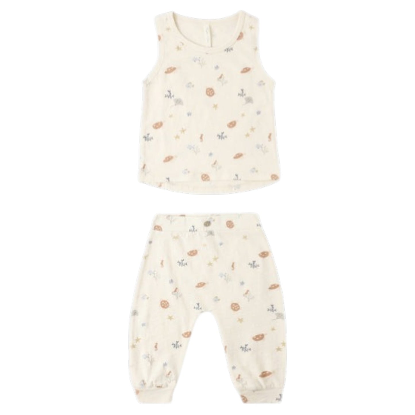 Tank + Slouch Pant Set Aquatic