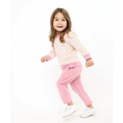 Remy Sweatshirt, Rose French Stripe