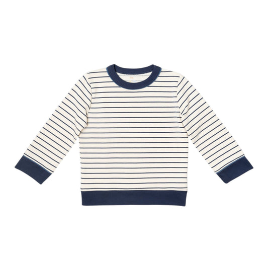 Remy Sweatshirt Navy French Stripe