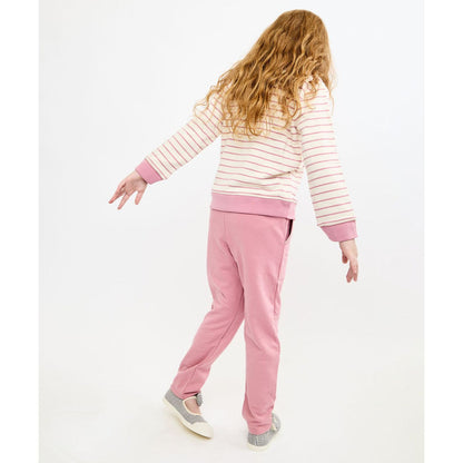Remy Sweatshirt, Rose French Stripe