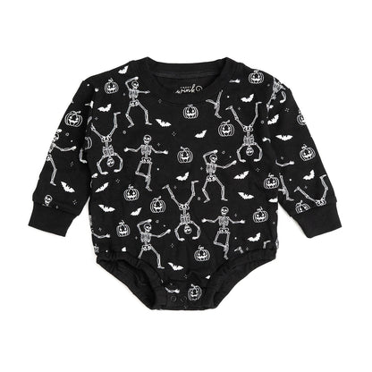 Glow in the Dark Silly Skelly Romper