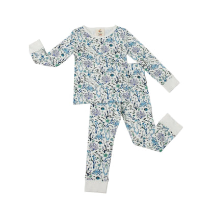 Two Piece Pajamas - Coral Reef
