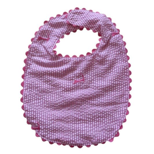 Pink Seersucker with Cape Cod Bib