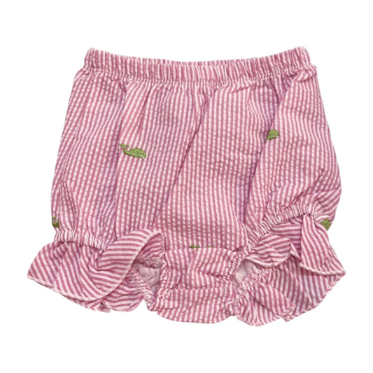 Pink with green whale Bloomers