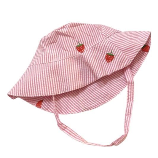 Pink SS Strawberry Bucket Hat