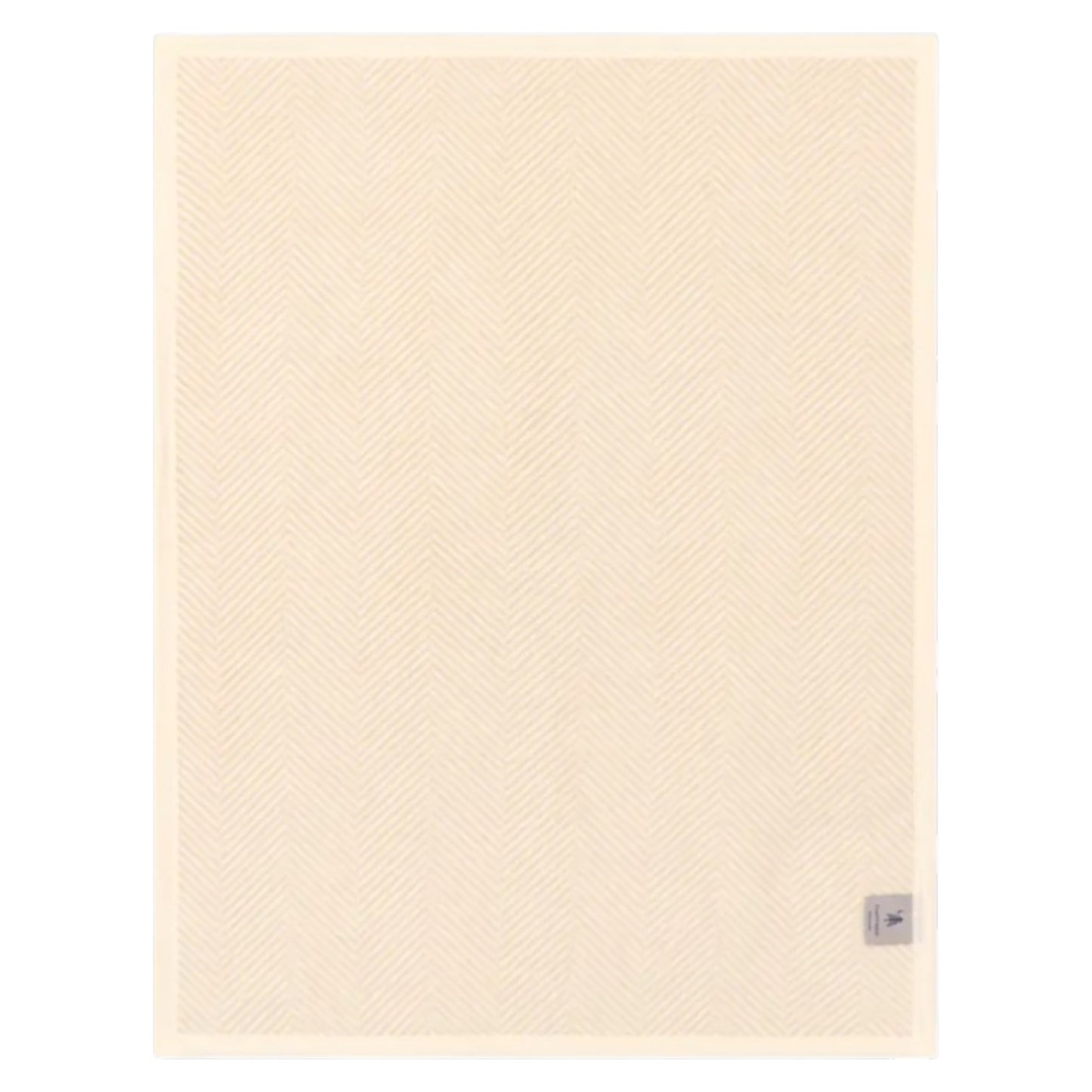Harborview Herringbone Cream Blanket