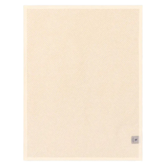 Harborview Herringbone Cream Blanket
