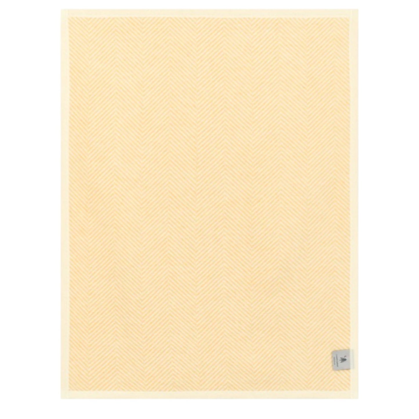 Harborview Herringbone Butter Yellow Mini Blanket