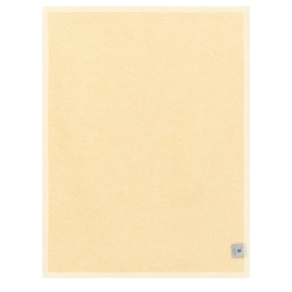 Harborview Herringbone Butter Yellow Mini Blanket