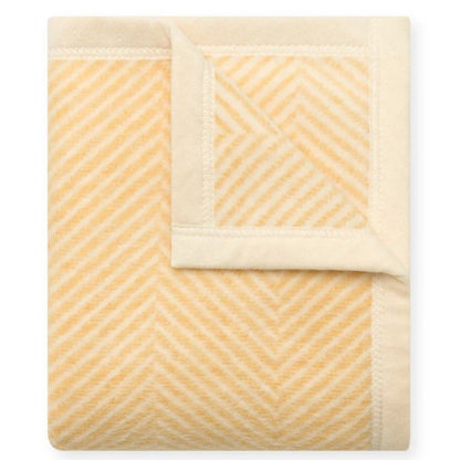 Harborview Herringbone Butter Yellow Mini Blanket