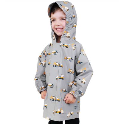 Grey Kids Shell Jacket Construction