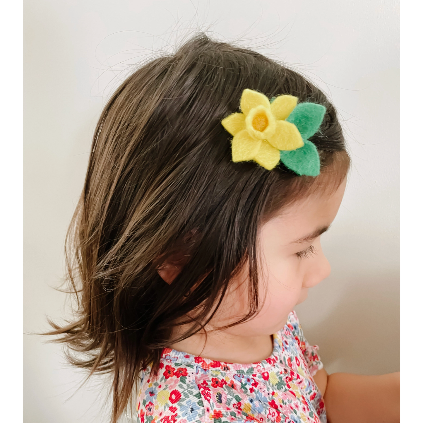 Daffodil Hair Clip