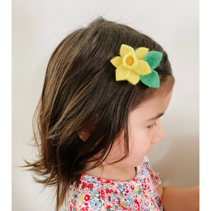 Daffodil Hair Clip