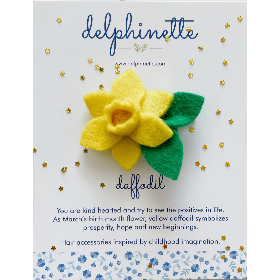 Daffodil Hair Clip