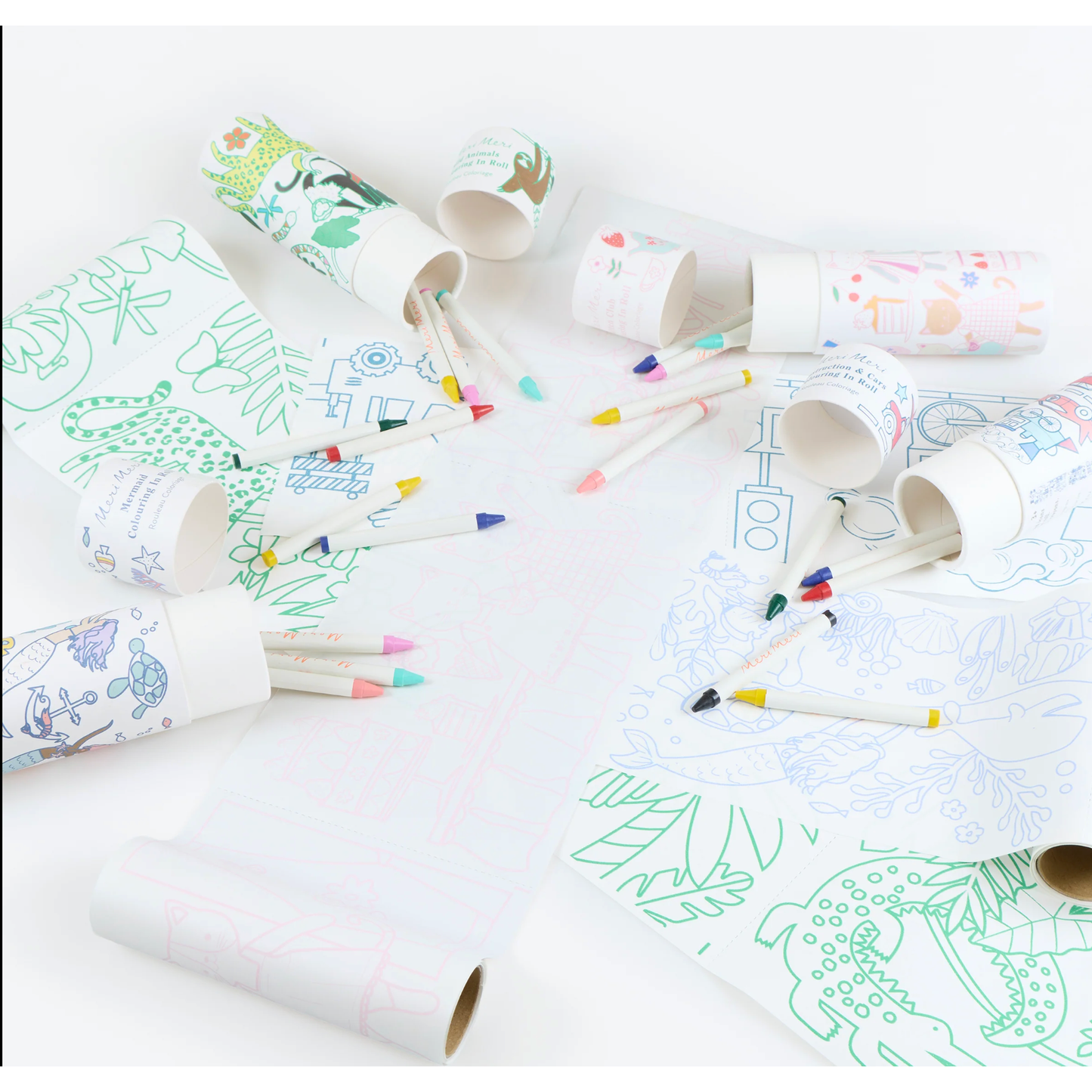Kitten Club Coloring Roll