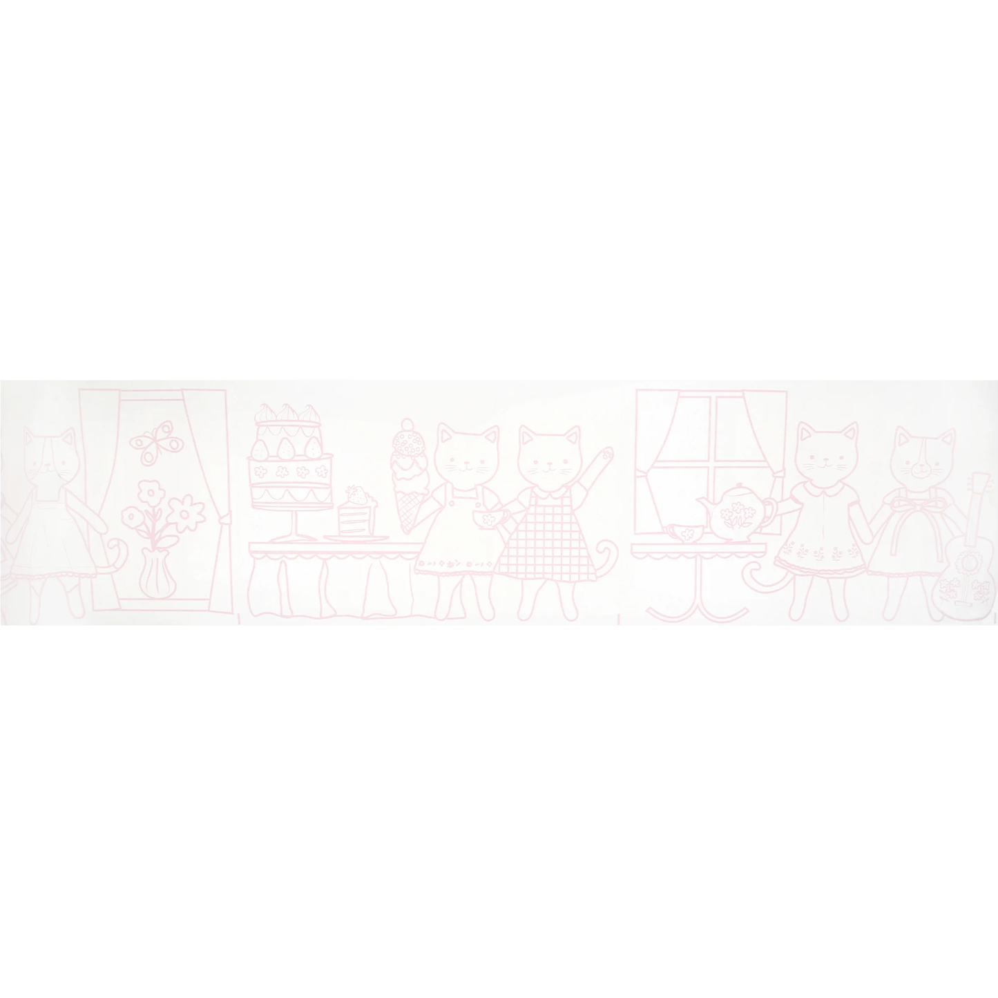Kitten Club Coloring Roll