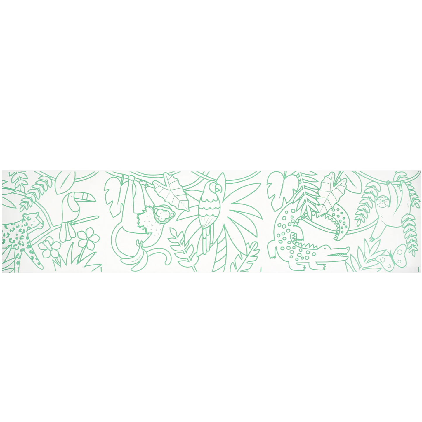 Wild Animals Coloring Roll