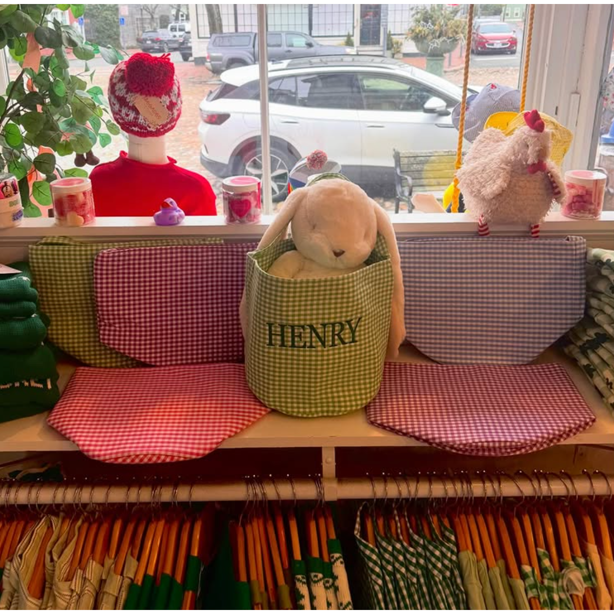 Monogrammed Easter Bucket Basket