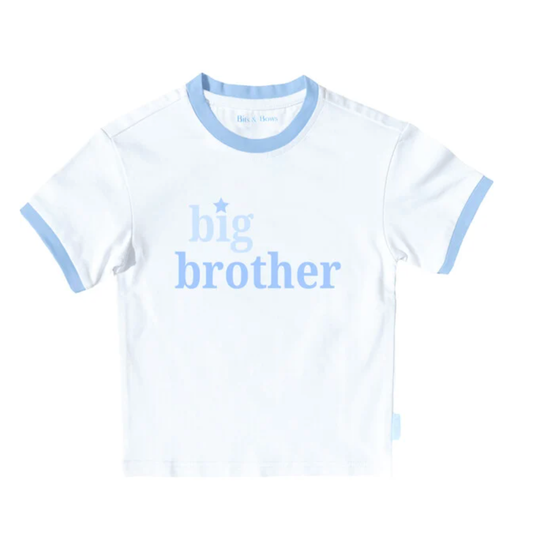 Big Brother Blue Ringer Tee