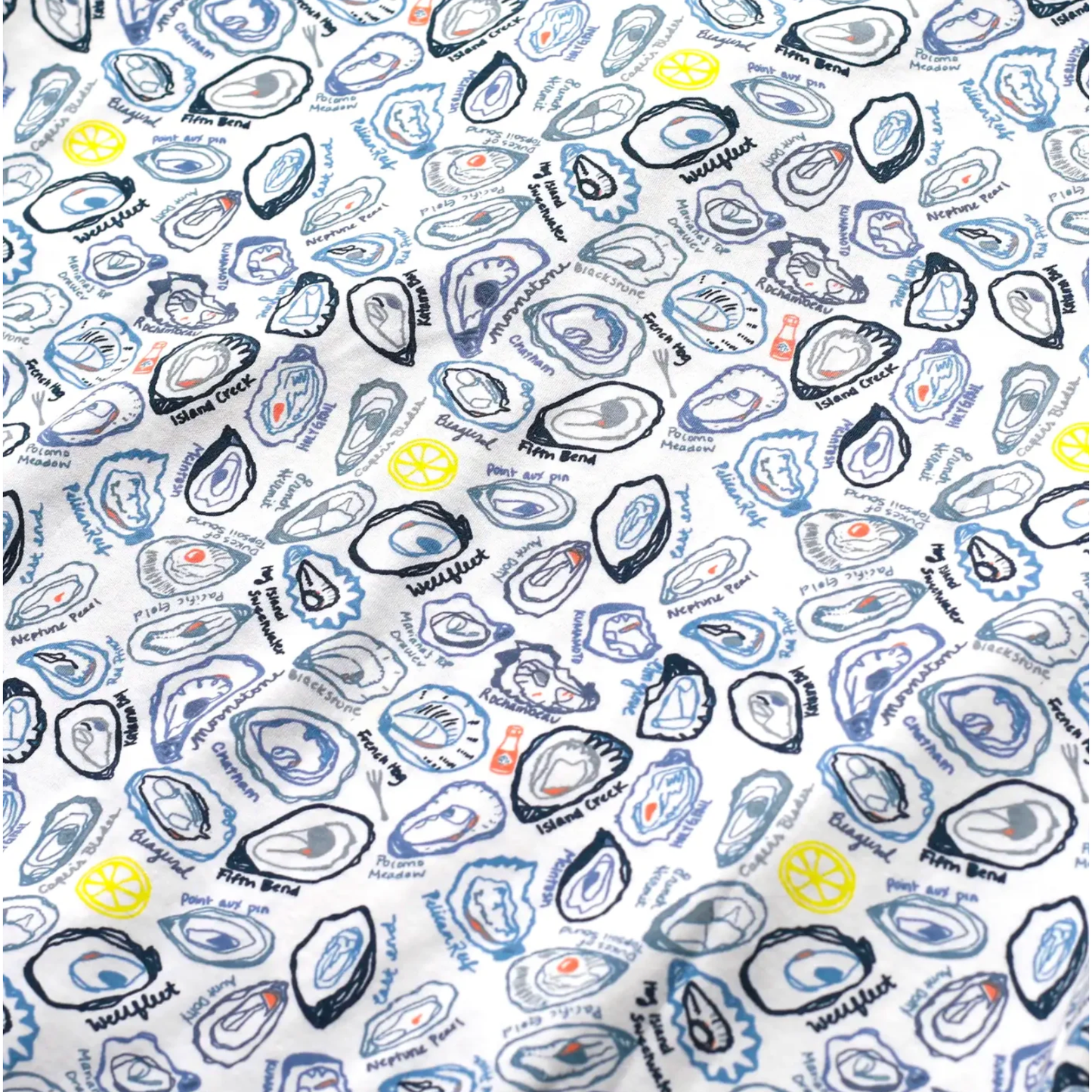 Oysters Baby Blanket