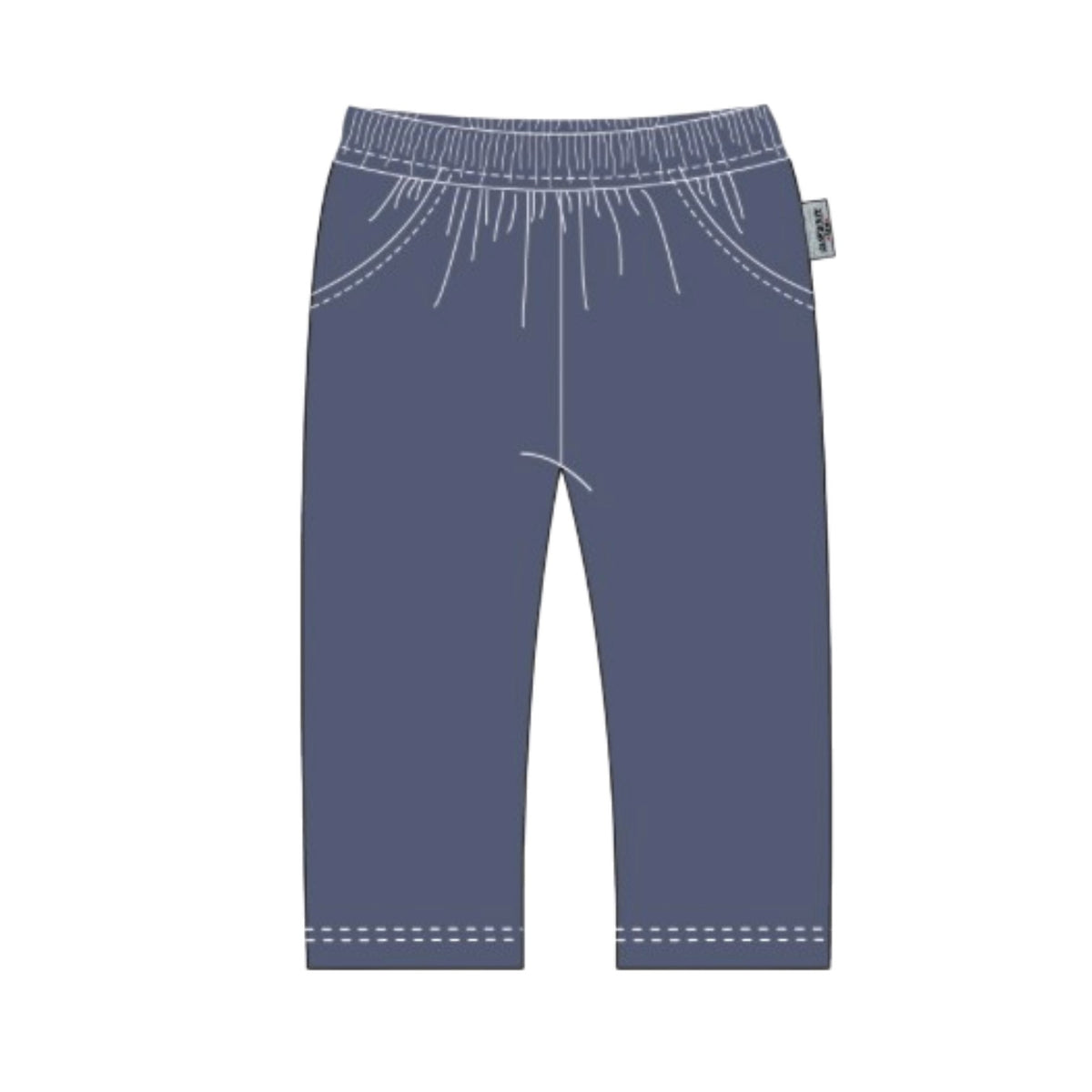 Essentials Pima Pull On Pants-Naval Blue