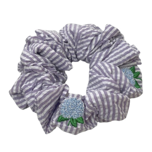 Lilac with Hydrangea Scrunchie